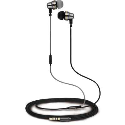 Metallic Tourguide Earphone / Microphone