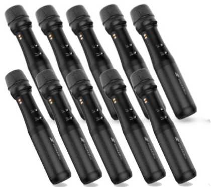Pack of 10 MICKER-PRO Handheld Mic / Speakers.