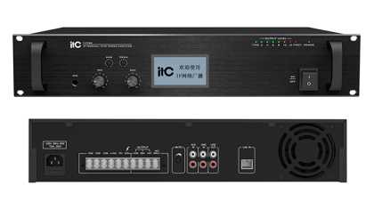 IP Network Audio Amplifier, 120 watt, rack mountable