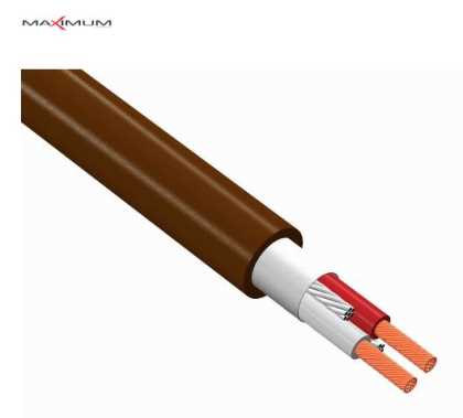 Speaker cable, 250mtr roll, twin core, 16awg .75mm