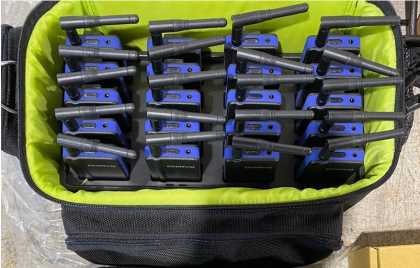 Carry Bag for charger and 20 pcs DCR/T-611