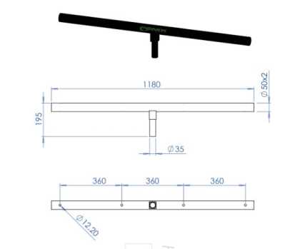 T-Bar for Nemesis 110 (black)
