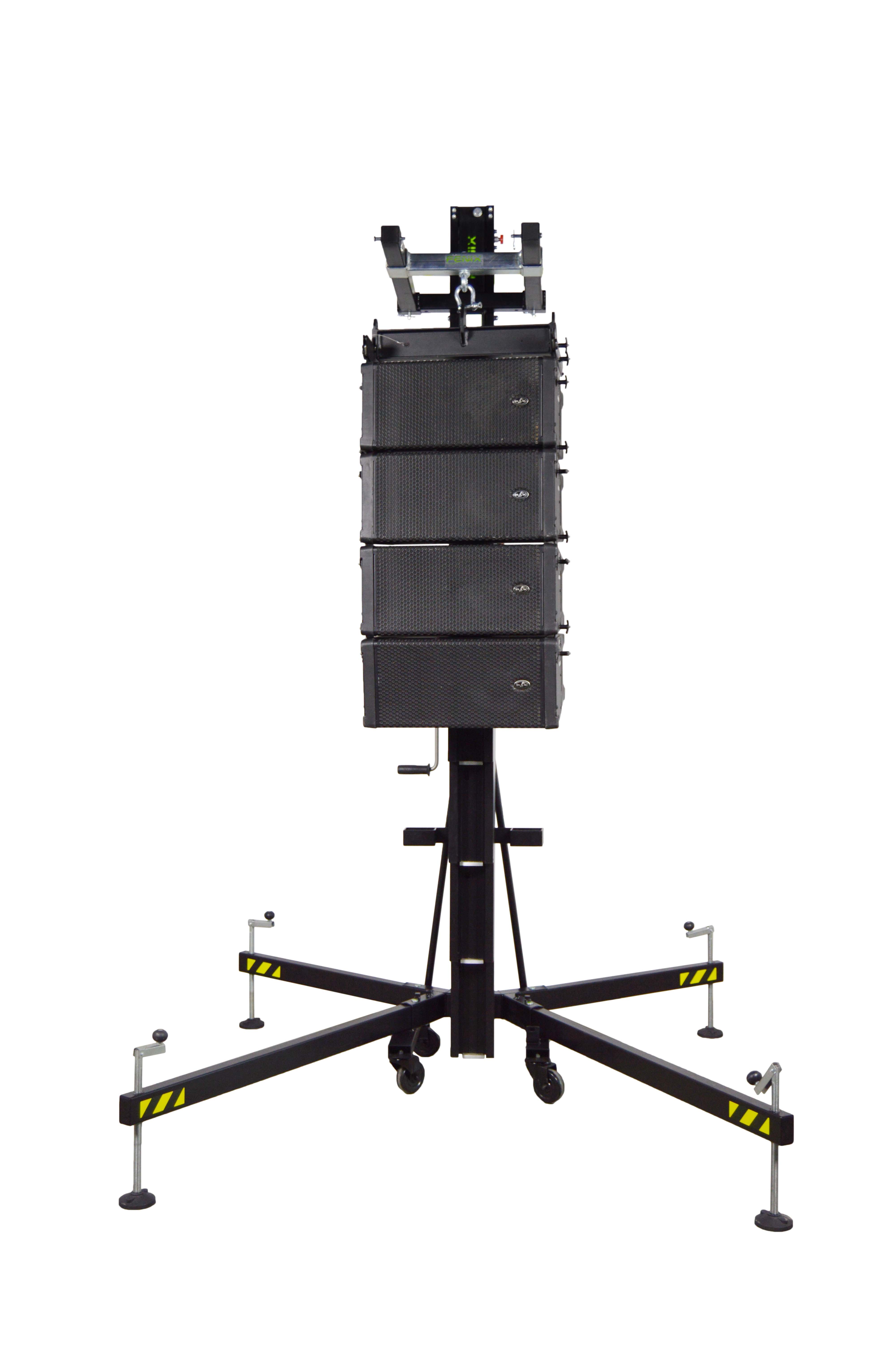 Aluminium frontal loading tower. Load from ground. Blk | Edwards Sound ...