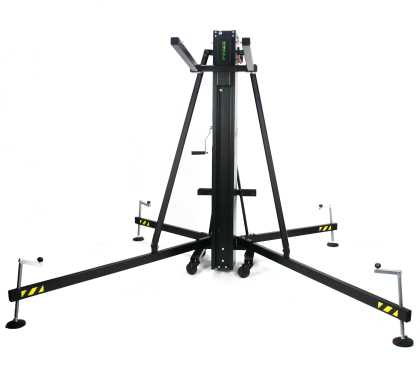 Aluminium front loading speaker tower
