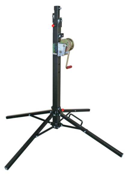 Telescopic tower with adjustable leg system