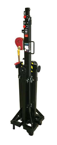 Telescopic tower with adjustable leg system