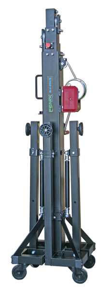 Telescopic tower with adjustable leg system