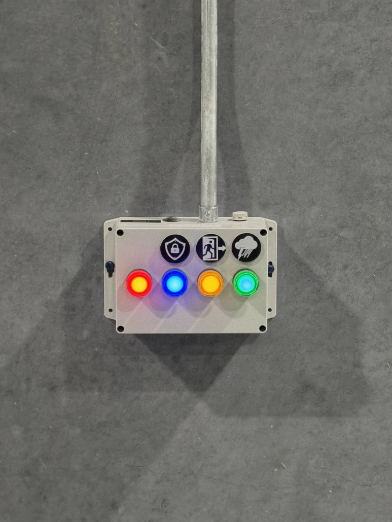 Emergency lockdown buttons