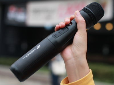 Microphone speaker